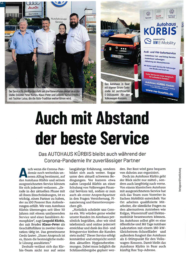 Auch mit Abstand der beste Service