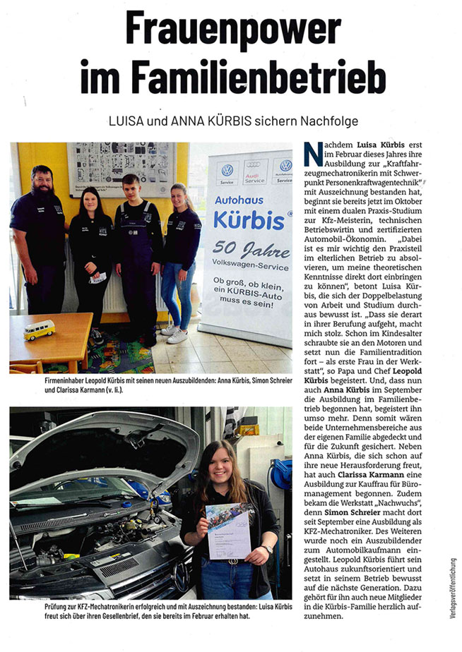 Frauenpower im Familienbetrieb
